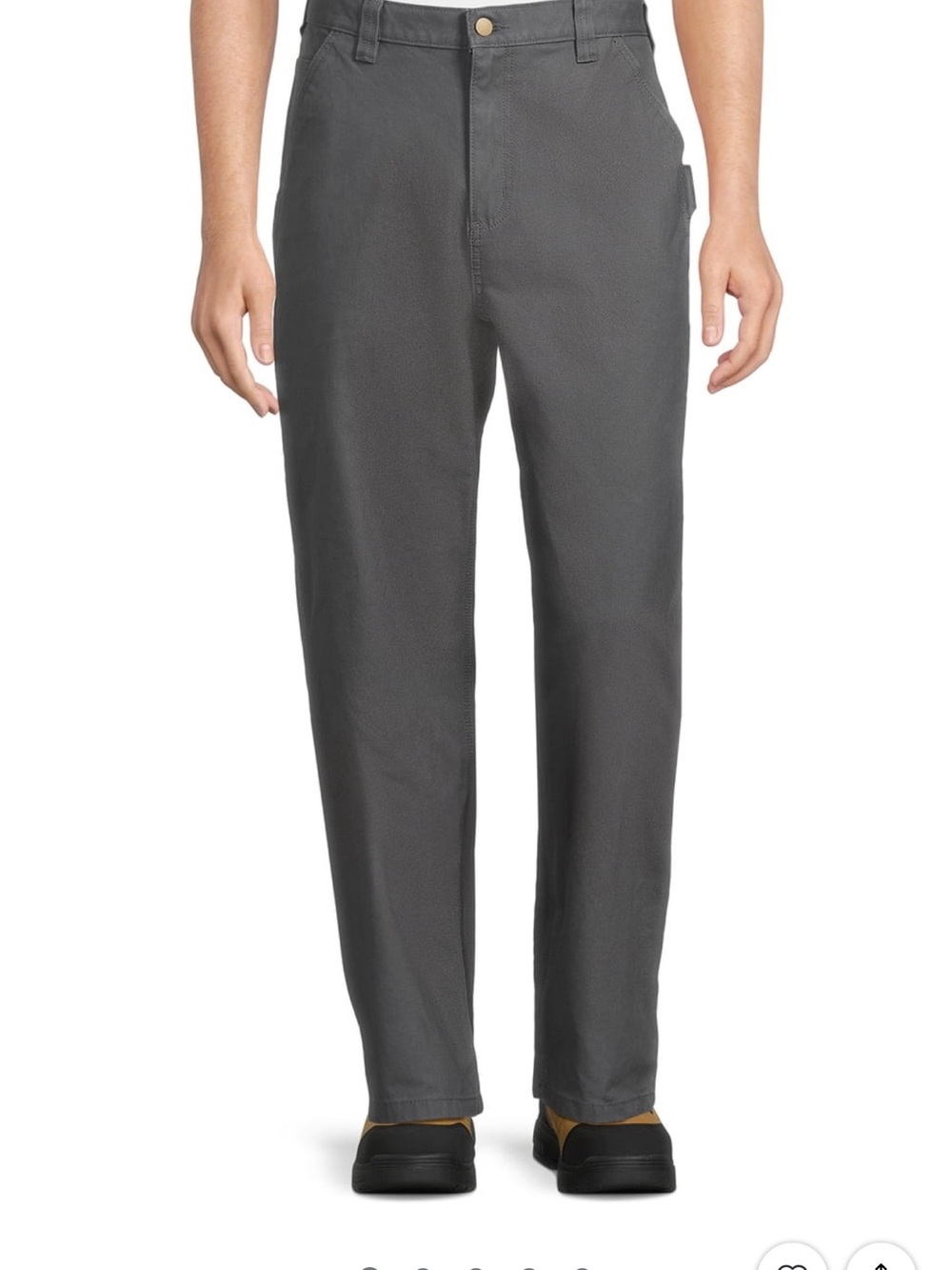 Brahma gray relaxed fit carpenter pants size 38x32